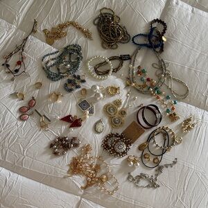 Mix It Gold-Tone & Multicolor Beaded Women’s Necklace Set